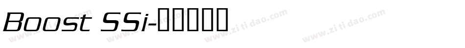 Boost SSi字体转换